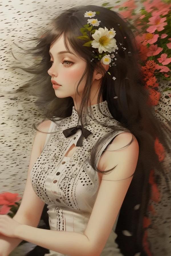 温柔的晚风轻轻的吹过爱人的梦中